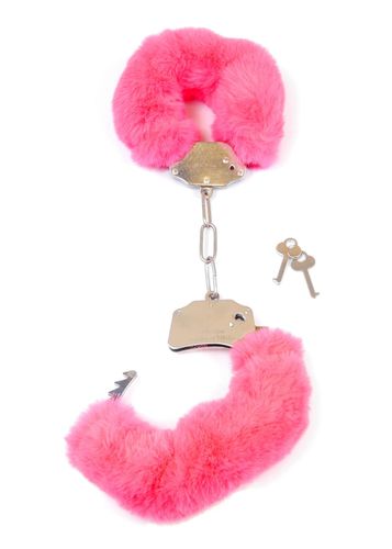 Kajdanki Fetish B - Series- Furry Cuffs Pink na Arena.pl
