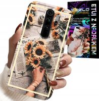 ETUI DO XIAOMI NOTE 8 PRO - KWIATISTY WZÓR SŁONECZNIK SŁONECZNIKI