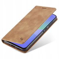 Etui z klapką Spacecase do Samsung Galaxy A57 brązowy