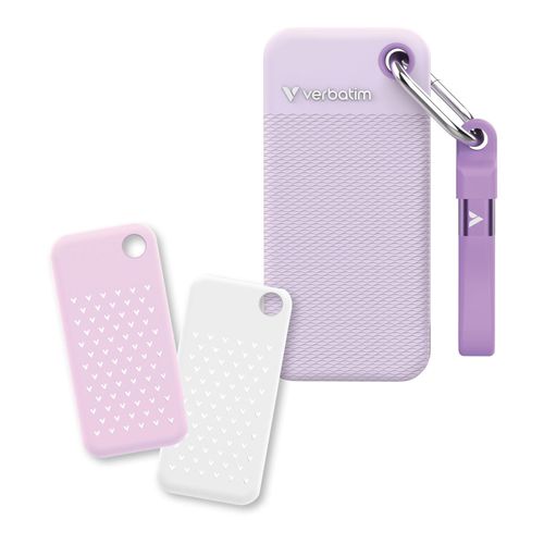Dysk SSD zewnętrzny Verbatim Pocket 1TB USB-C 3.2 Gen 2 fioletowy na Arena.pl