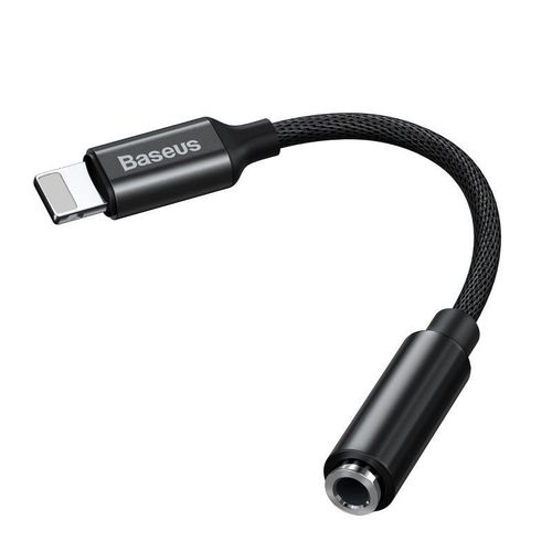 Adapter audio Baseus L3.5 Lightning do mini jack 3,5mm, DAC (czarny) na Arena.pl