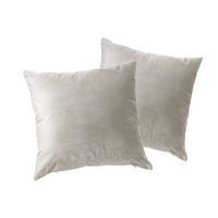 Poszewka dekoracyjna welurowa Werona kremowa 40x40