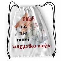 Plecak Dla Darii Sportowy Szkolny Worek Torba Z Nadrukiem Ze Zdjęciem