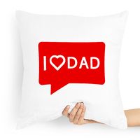 Poduszka Prezent Dla Taty Ojca I Love Dad Z Nadrukiem Ze Zdjęciem