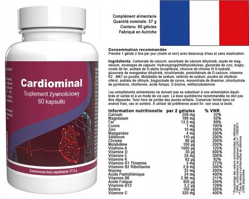Cardiominal - 90 Kapsułek (3 x 30 Kapsułek) - 3 Dawki na Arena.pl