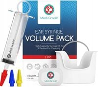 DUŻY Zestaw do płukania uszu Medi Grade ESP01 PRO