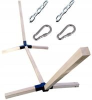 STELAŻ NA HAMAK REGULOWANY STABILNY ZESTAW MOBILNY 65x65  2osobowy