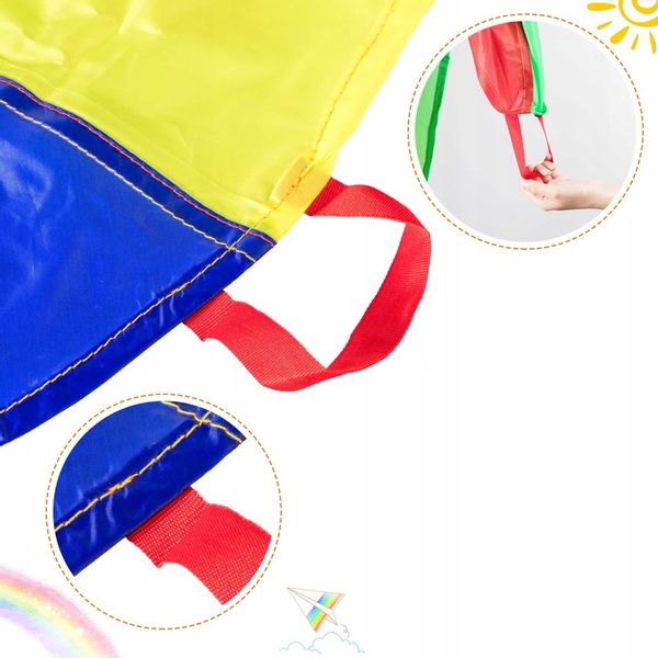 PROFESJONALNA CHUSTA ANIMACYJNA 3m SPADOCHRON + FU zdjęcie 15