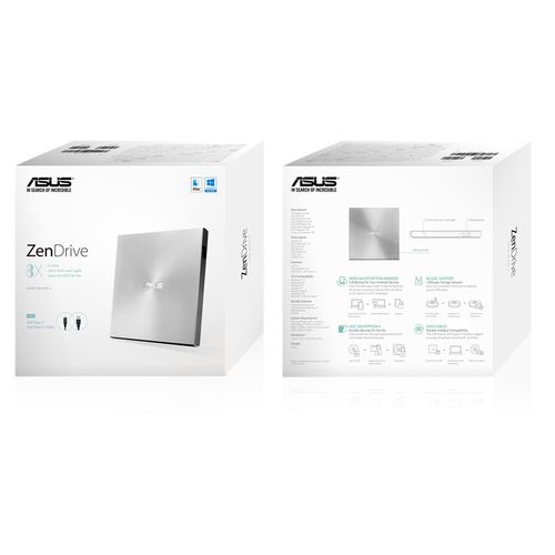 Nagrywarka DVD ASUS ZenDrive U9M srebrny na Arena.pl