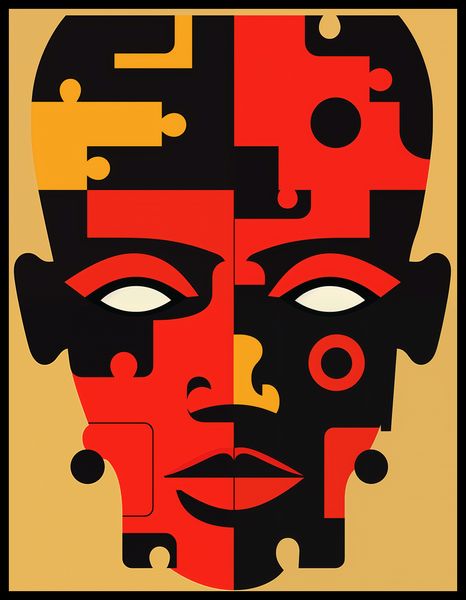 Plakat 50x65cm Puzzle Tożsamości zdjęcie 2