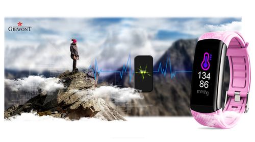 Smartband Giewont Czarny GW200-4 + Pasek Różowy na Arena.pl