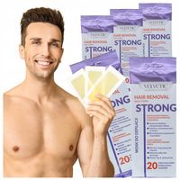 WOSK DO DEPILACJI DLA MĘŻCZYZN VELVETIC STRONG FOR MEN ZESTAW 100 SZTUK