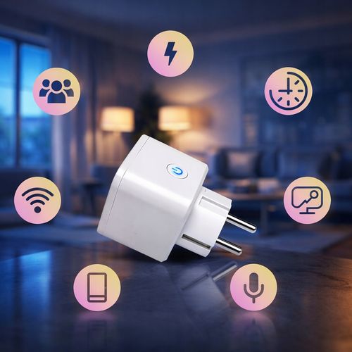 Inteligentne Gniazdo Sieciowe WiFi Smart Dom Watomierz Programator Timer na Arena.pl