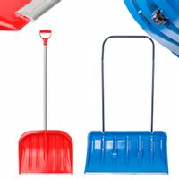 KADAX Łopata Pług Do Śniegu Na Kółkach + Łopata Aluminiowy Trzonek Zestaw