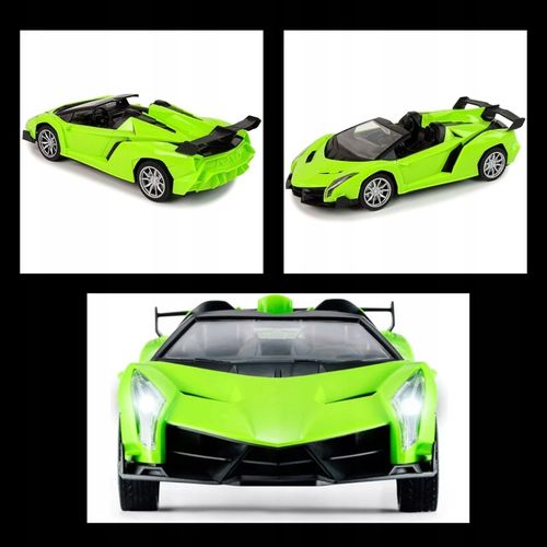 SAMOCHÓD ZDALNIE STEROWANY AUTO NA PILOTA RC POJAZD DLA DZIECKA LED PREZENT na Arena.pl