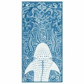 TOW/BEACH/SHARK/BLUE/90x180