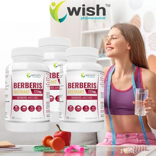 BERBERIS 777mg Niski Cukier Apetyt Odchudzanie Berberys Berberyna 270 kap na Arena.pl