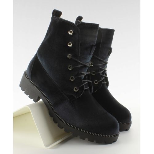 Aksamitne Botki Workery 04-07 Black r.38 na Arena.pl