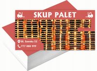 Wizytówki firmowe 100szt WIELE RÓŻNYCH WZORÓW do wyboru SKUP PALET