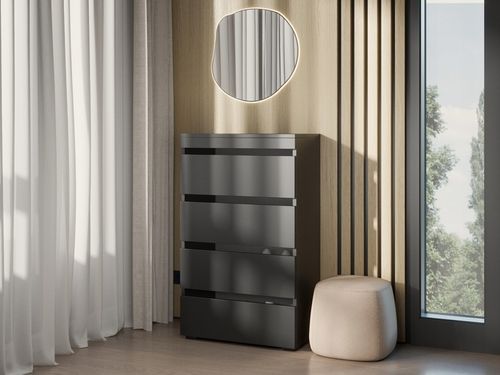 Szafka na buty FIGARO czarna 60cm regał obuwie garderoba schowek na na Arena.pl