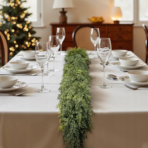 GIRLANDA CEDROWA ŚWIĄTECZNA 180CM ZIELONA DO DOMU I RESTAURACJI na Arena.pl