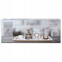 Perfumy do wnętrz Zestaw prezentowy Dyfuzor z patyczkami świeczka świeca