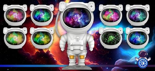 PROJEKTOR GWIAZD ASTRONAUTA LAMPKA NOCNA RZUTNIK DLA DZIECI 2 GEN. 2024R. na Arena.pl
