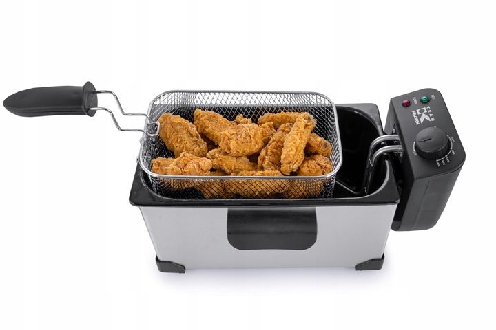 FRYTKOWNICA FRYTOWNICA POJEMNA 3,0L MOC 2200 INOX zdjęcie 4
