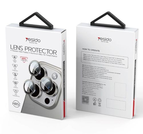 Yesido Lens Protector WB52 iPhone 16 Pro / 16 Pro Max, GRAY / SZARY na Arena.pl