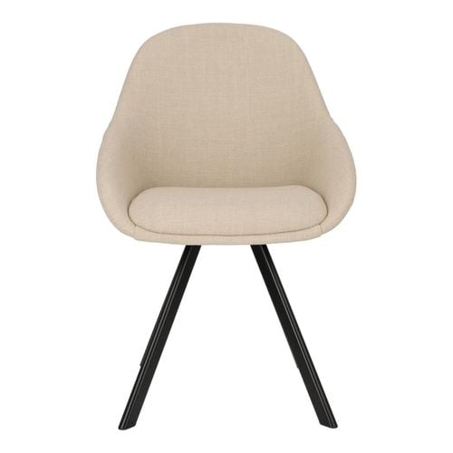 Krzesło Nels beżowe czarne nogi na Arena.pl