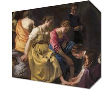 Obraz 20x20cm Diana and her Nymphs, Vermeer Vintage