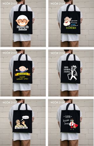 Eko Torba z nadrukiem PREZENT dla babci SUPER na Arena.pl