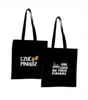 Torba z imieniem napis PREZENT CZUĆ PINIĄDZ