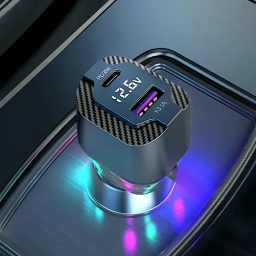 Szybka ładowarka samochodowa usb-c 30w i usb-a 15w PD 3.0 i QC 3.0 na Arena.pl