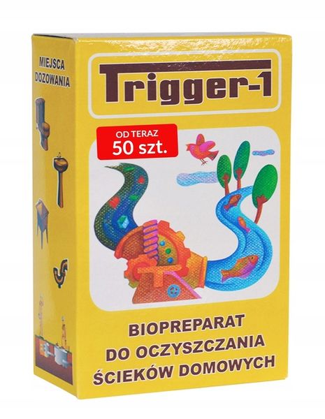 Preparat do szamba proszek Trigger-50 saszetek zdjęcie 1