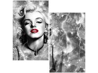 60X60CM MARYLIN MONROE ELEKTRYZUJE DWU OBRAZ ŚCIAN