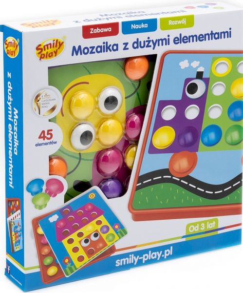 Mozaika dla Maluszka 12 obrazków 45 elementów zdjęcie 1