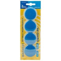 magnesy do tablic 40mm/4 niebieskie 5422