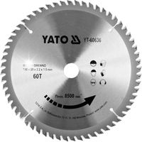 YATO TARCZA WIDIOWA DO DREWNA 190 x 20 mm 60T