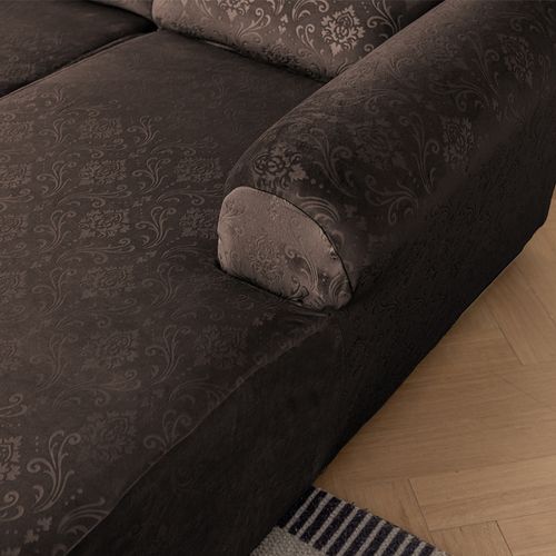 POKROWIEC NA NAROŻNIK KANAPĘ SOFĘ WELUR OEKO TEX ORNAMENT PREMIUM LEWY 3+2 na Arena.pl