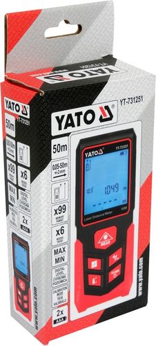 DALMIERZ LASEROWY CYFROWY MIERNIK ODLEGŁOŚCI 50M YATO na Arena.pl