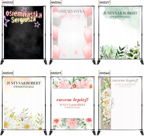 TŁO ścianka FOTO walentynki RÓŻNE WZORY na Arena.pl