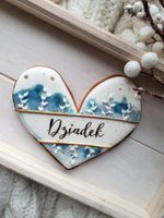 CIASTKO AKWARELOWE SERCE DLA DZIADKA