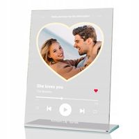 PREZENT statuetka ze zdjęciem na WALENTYNKI NADRUK