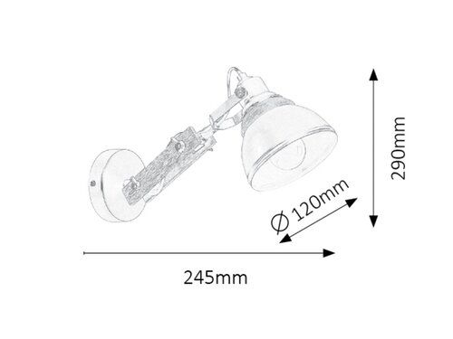 Lampa ścienna Aksel na Arena.pl