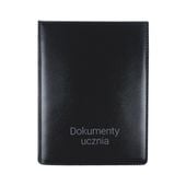 okładka na dokumenty ucznia pion czarna 6804 a'10