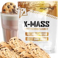 GAINER białko węglowodany NA MASĘ SIŁA ciasteczkowy PROACTIVE X-Mass 1kg