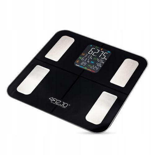 WAGA ŁAZIENKOWA ANALITYCZNA ELEKTRONICZNA POMIAR TŁUSZCZU BMI SZKLANA na Arena.pl
