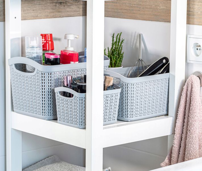 KOSZYK POJEMNIK PUDEŁKO PLASTIK KOSZ 3,3L KOLORY zdjęcie 7