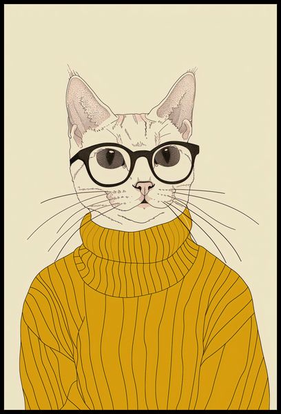 Plakat 68x101cm Intelektualista zdjęcie 2